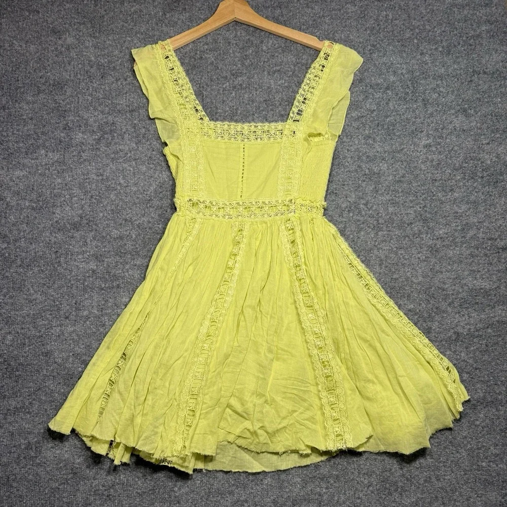 FP One Verona Lime Dress by Free People Size XS/tp